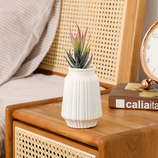 Plastic Vase Decor Imitating Ceramic Vase for Home Decor