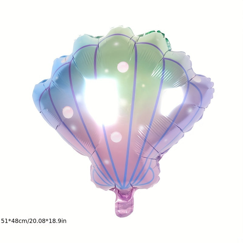 27pcs Mermaid Balloon Set Birthday Party For Girls