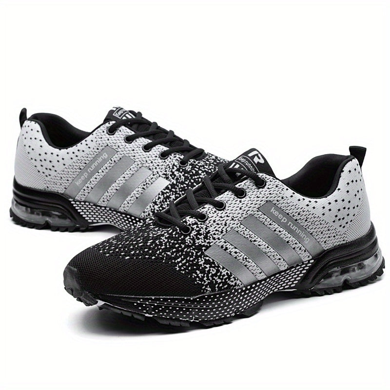 Unisex Breathable Knit Sneakers Lightweight Outdoor Shoes