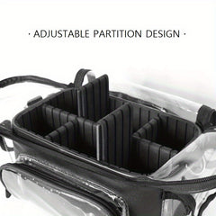 Clear Makeup Brush Case Stand Holder Cup Travel Professional Cosmetic Bag