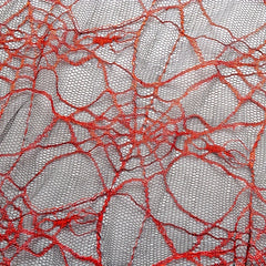 Halloween Spider Web Jacquard Lace Fabric