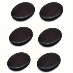 6pcs Large Hot Massage Stones for Home and Professional Hydrotherapy
