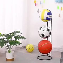Ball Storage Rack Basketball Display Stand Portable Outdoor Ball Stand Holder