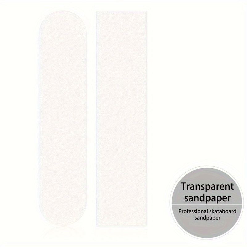 Transparent Skateboard Sandpaper Stickers 84 33 9in Set of 4pcs
