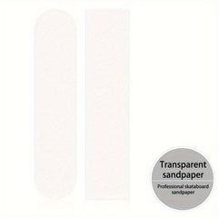 Transparent Skateboard Sandpaper Stickers 84 33 9in Set of 4pcs