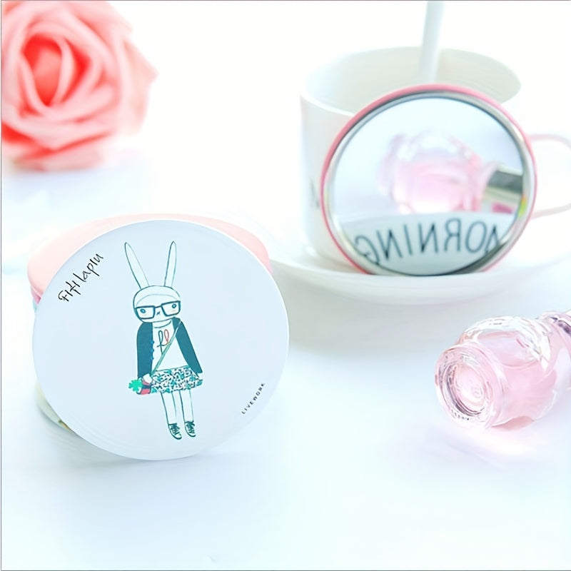 Mini Makeup Mirror Round Cosmetic Touch up Mirror Travel Portable