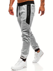 Men's Zipper Pocket Joggers Casual Loose Fit Pants