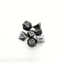 Mini Polyhedral Dice Set 7pcs Zinc Alloy Table Games Portable Fun Gift