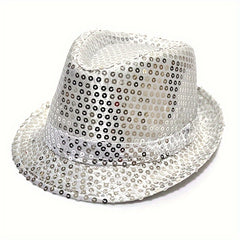 Sequins Top Hat Performance Dance Hat Decoration Holiday Dress Educational Gift