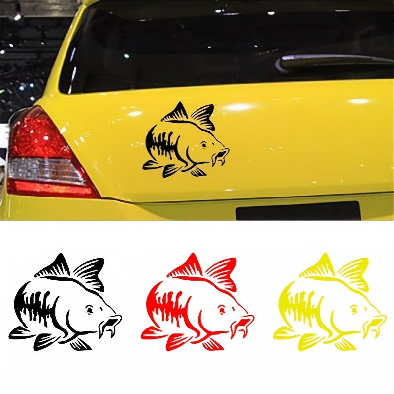 Funny Carp Car Decoration Sticker