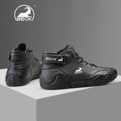 Men's High Top Lace-Up Sneakers for Casual Walking