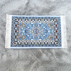 Vibrant Dollhouse Rug 1pc Compact Durable Textile for Decor