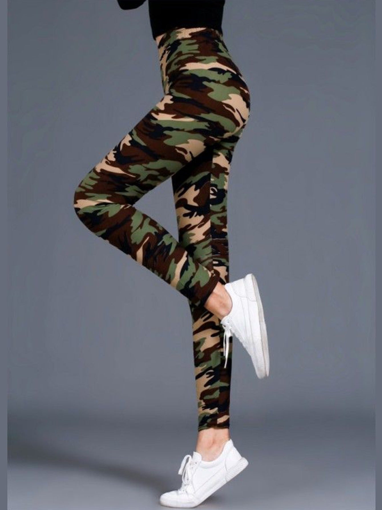 Floral Printed High Waist Yoga Pants