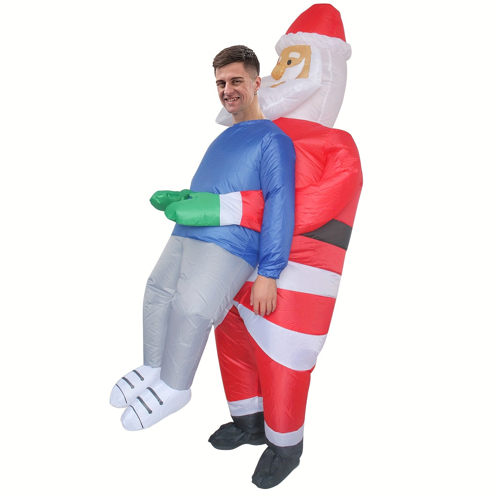 Inflatable Santa Claus Costume for Party Holiday Cosplay