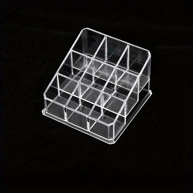 Clear Acrylic Lipstick Holder Organizer Display Stand 9 Grid