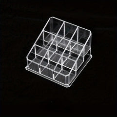 Clear Acrylic Lipstick Holder Organizer Display Stand 9 Grid