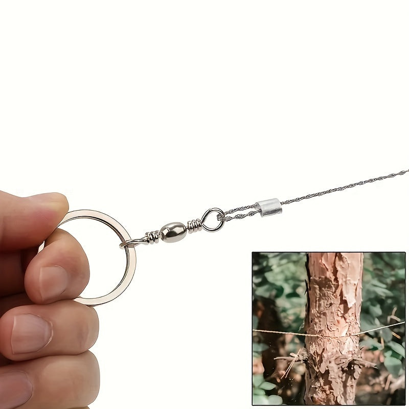 Survival Wire Saw Portable Steel Wire Saw for Camping