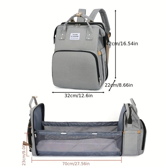 Foldable Mommy Bag w/ USB Charging Large Capacity