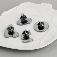 Cactus Car Forest Brooch Set Clothing Accessories Men