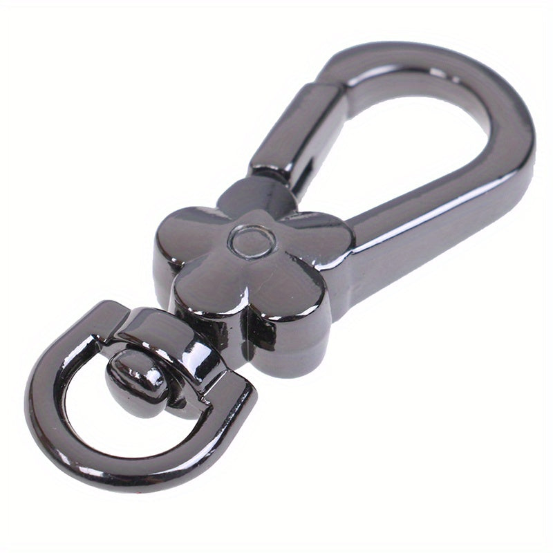 Flower Lobster Metal Clasps Swivel Trigger Clips Snap Hooks Bag Key Rings
