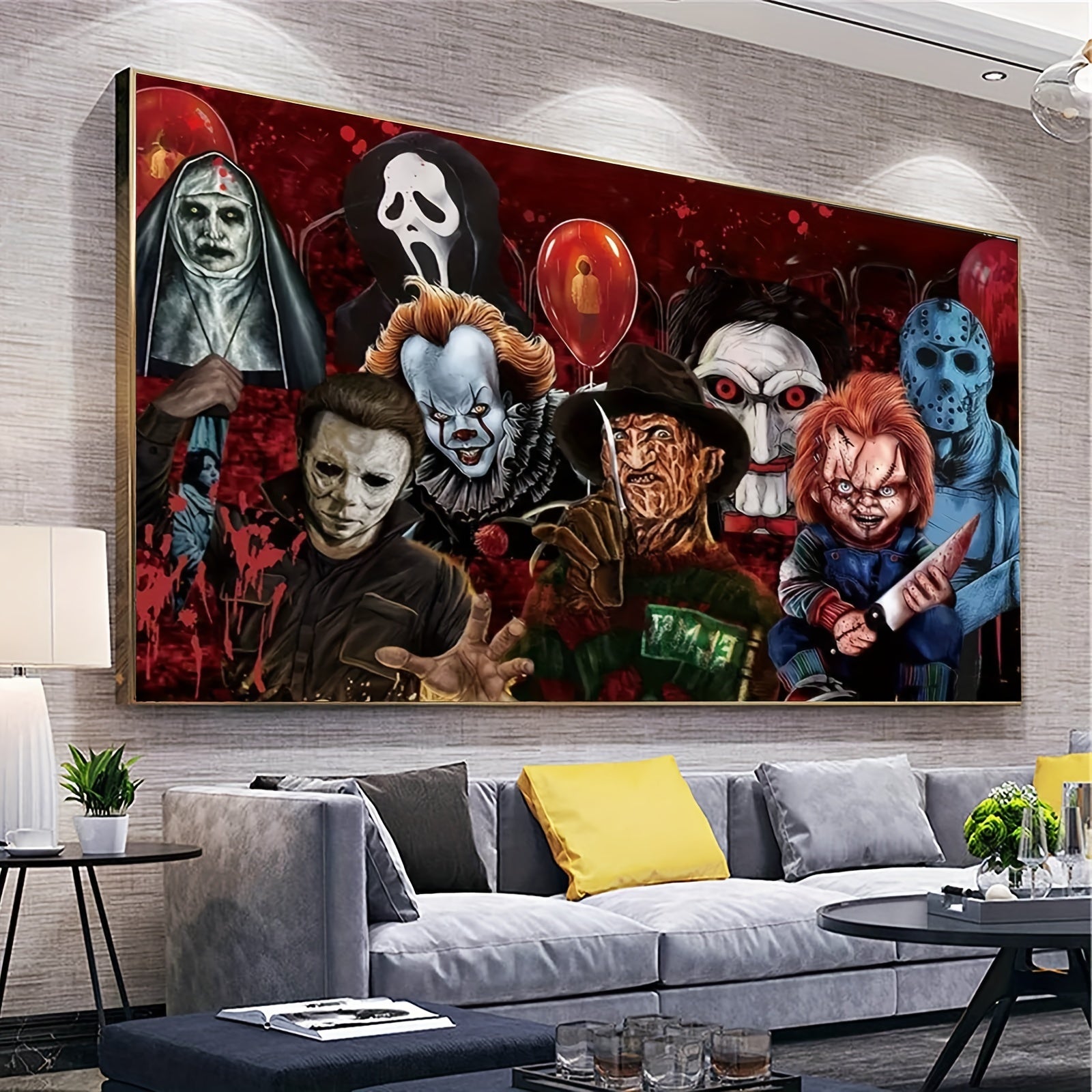 Halloween Horror Diamond Art Painting Kit for Adults