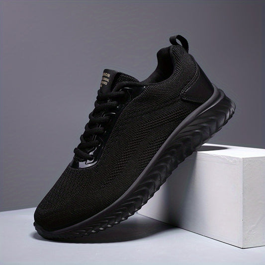 Men's Lightweight Knitted Sneakers for Running in Spring and Summer