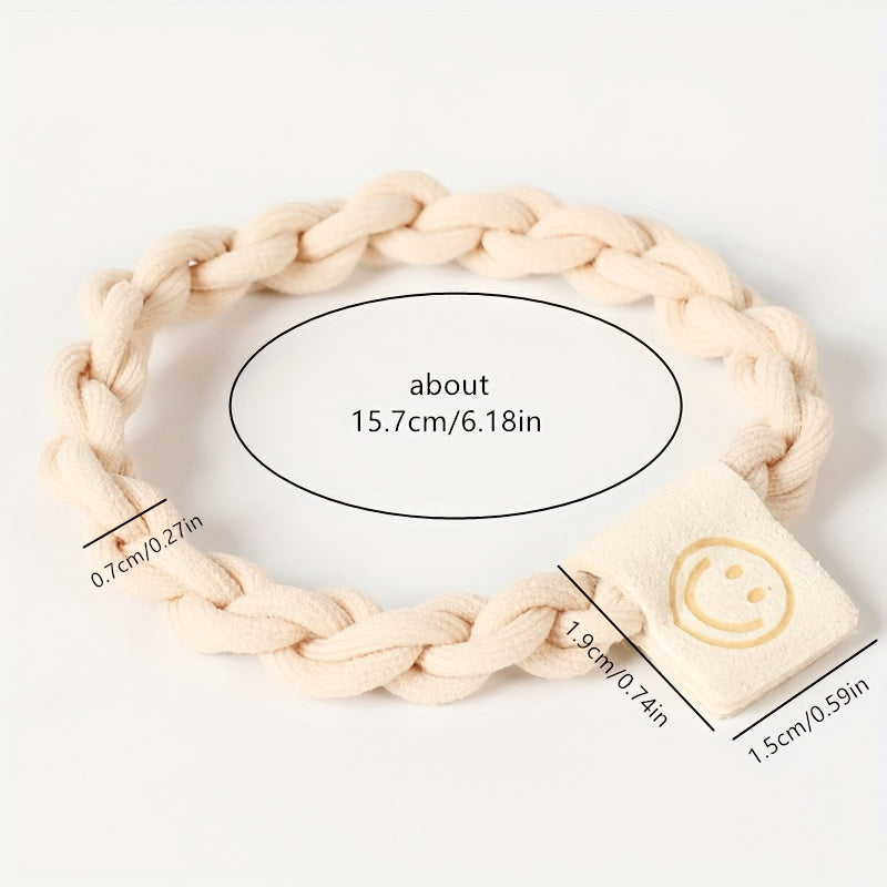 Smiley Face Elastic Head Rope Hair Ties