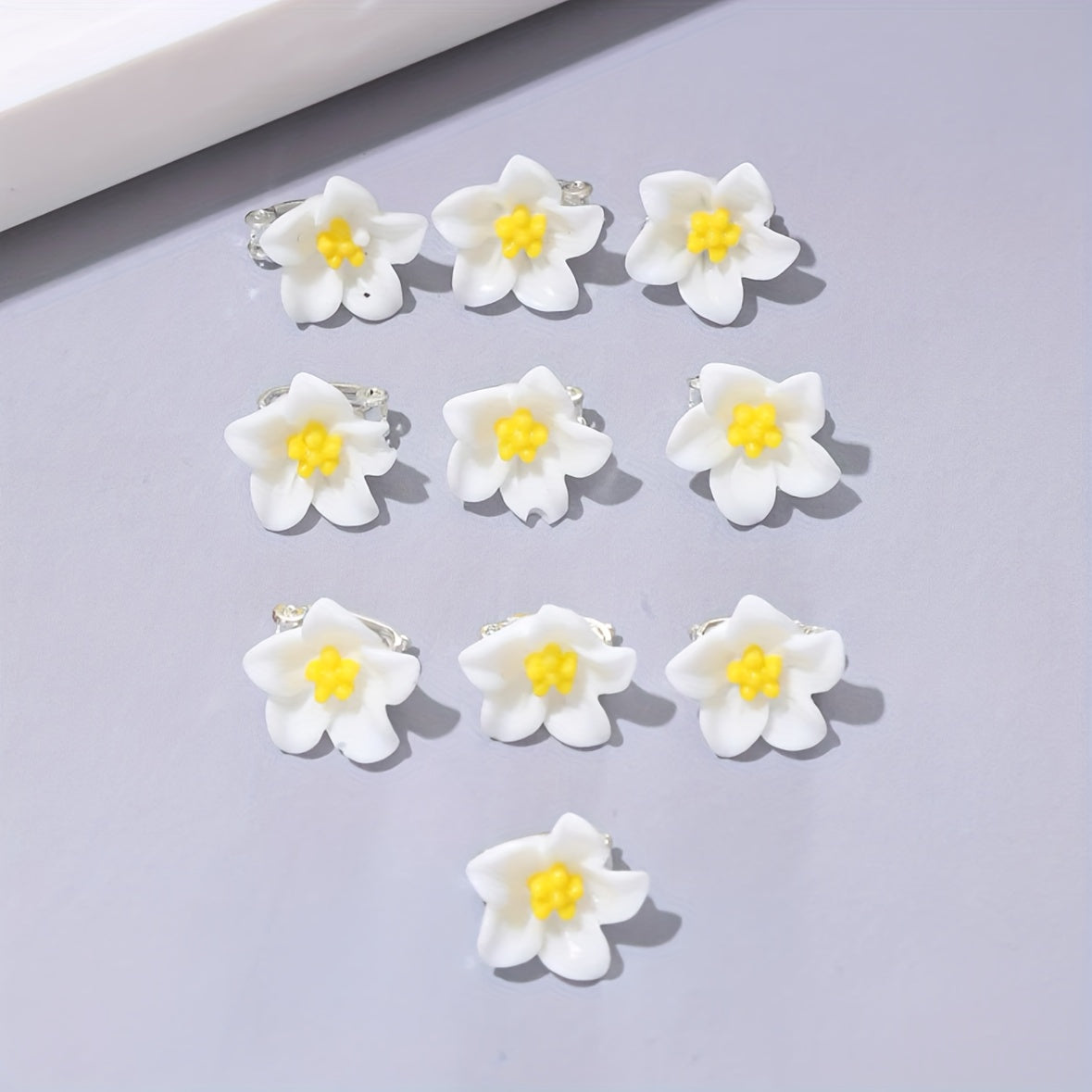 10pcs Flower Hair Clips for Baby Girls - Perfect for Parties & Holidays
