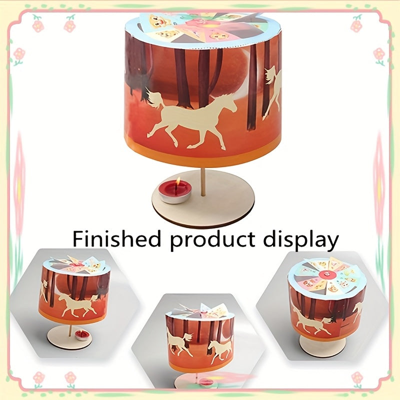 DIY Carousel Kit Science Experiment Tool Enhances Creativity Hands On Skills