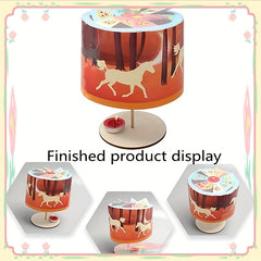 DIY Carousel Kit Science Experiment Tool Enhances Creativity Hands On Skills