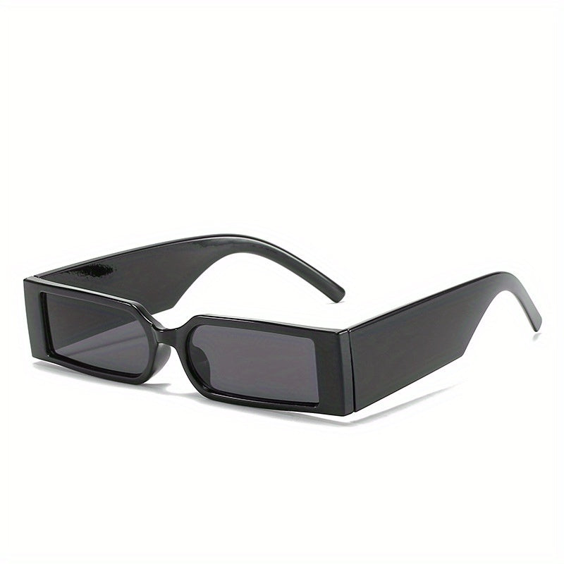Rectangular Small Frame Sunglasses With Case