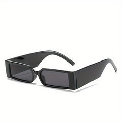 Rectangular Small Frame Sunglasses With Case