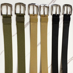 Men's Rapid Drying Nylon Canvas Belt for Outdoor Sports