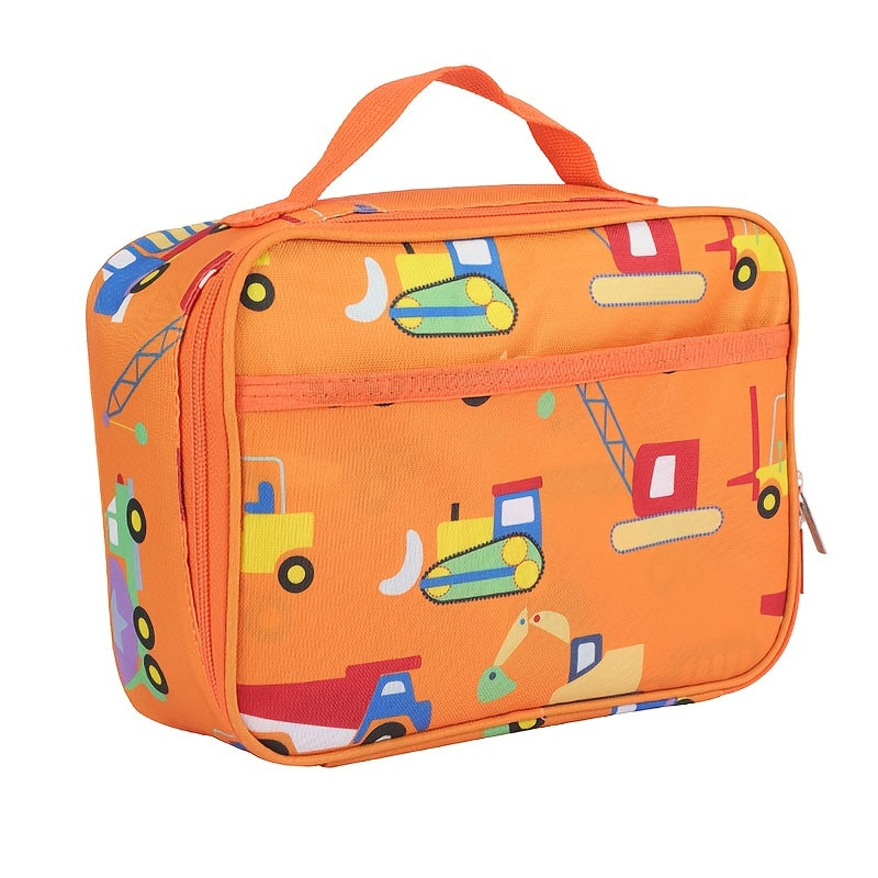 Cartoon Lunch Insulation Bag Oxford Cloth Fresh Cooler Bag For Camping Picnic