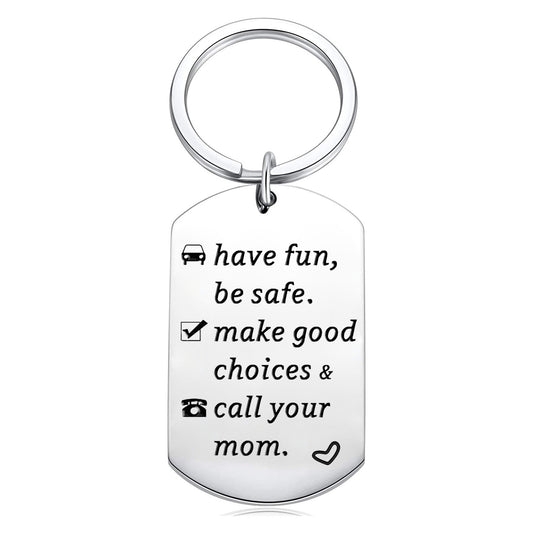 Kids Tag Pendant Keychain Decorative Accessories Holiday Gift