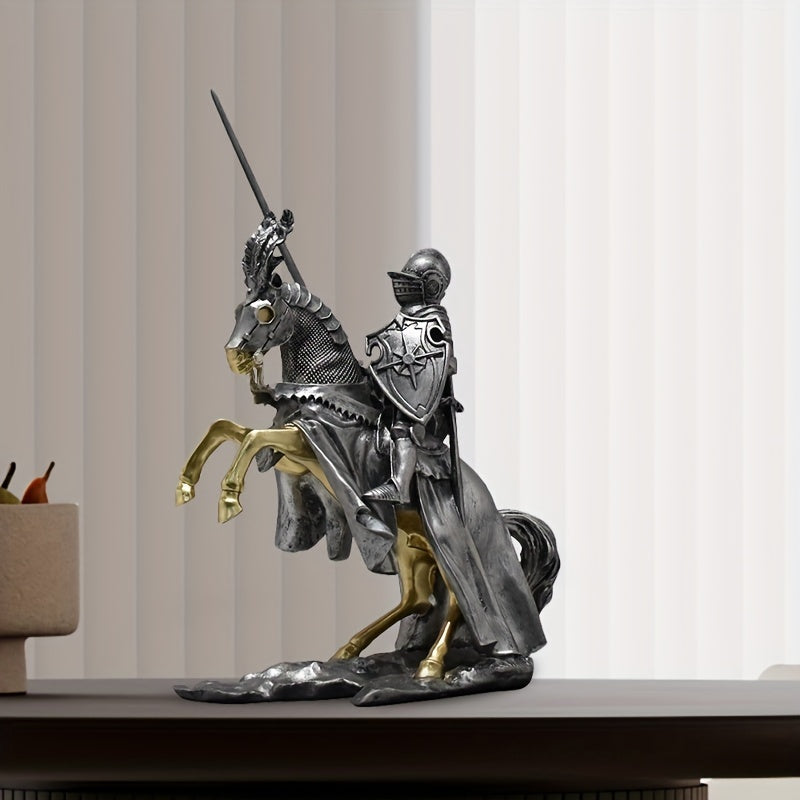Roman Armor Soldier Model European Vintage Knight High end Ornaments