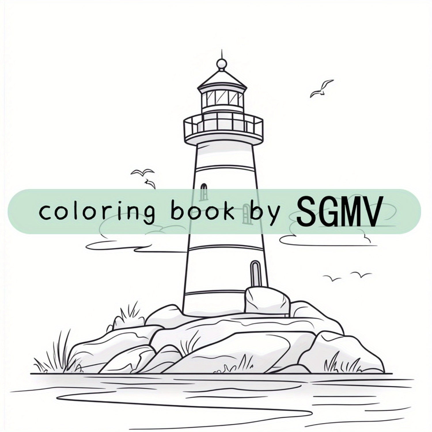 LSH Upgraded Deluxe Edition Thickened Paper 22 Pages Ocean Coloring Book