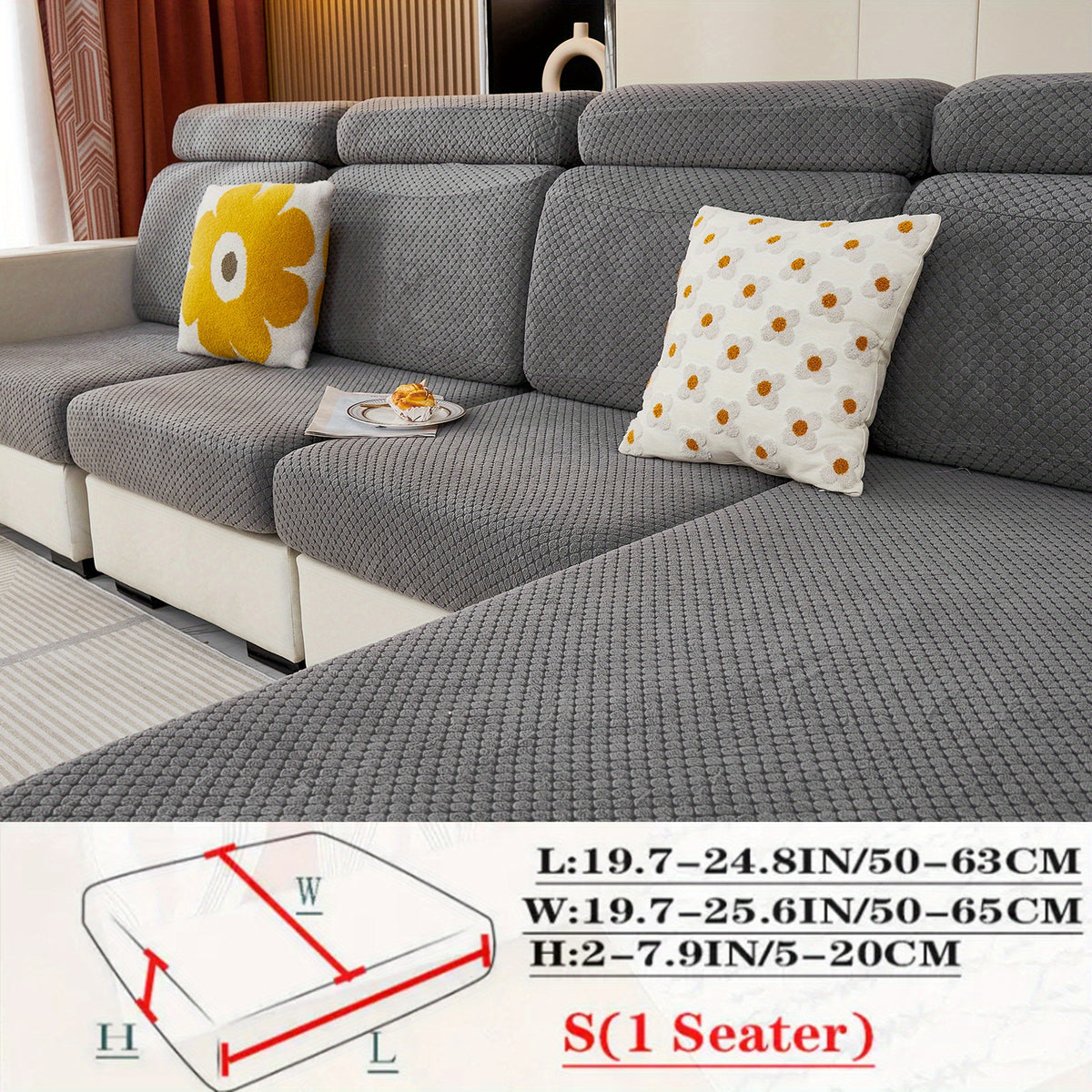 Non Slip Sofa Cover Elastic Slipcover Home Decor