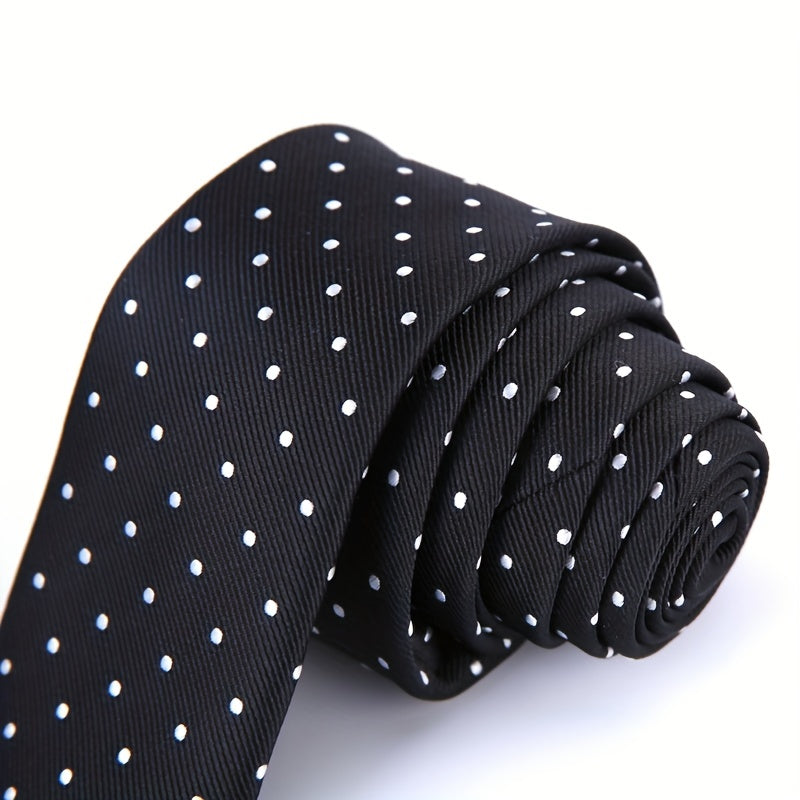 1200Needles Men's Dot Printed Neck Tie