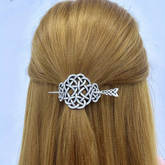 Vintage Viking Style Hairpin Tree Of Life Barrette Silvery Hairpin Celtic Barret