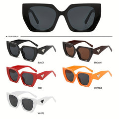 Men's Large Frame Decorative Sunglasses for Street Photography Holiday Party