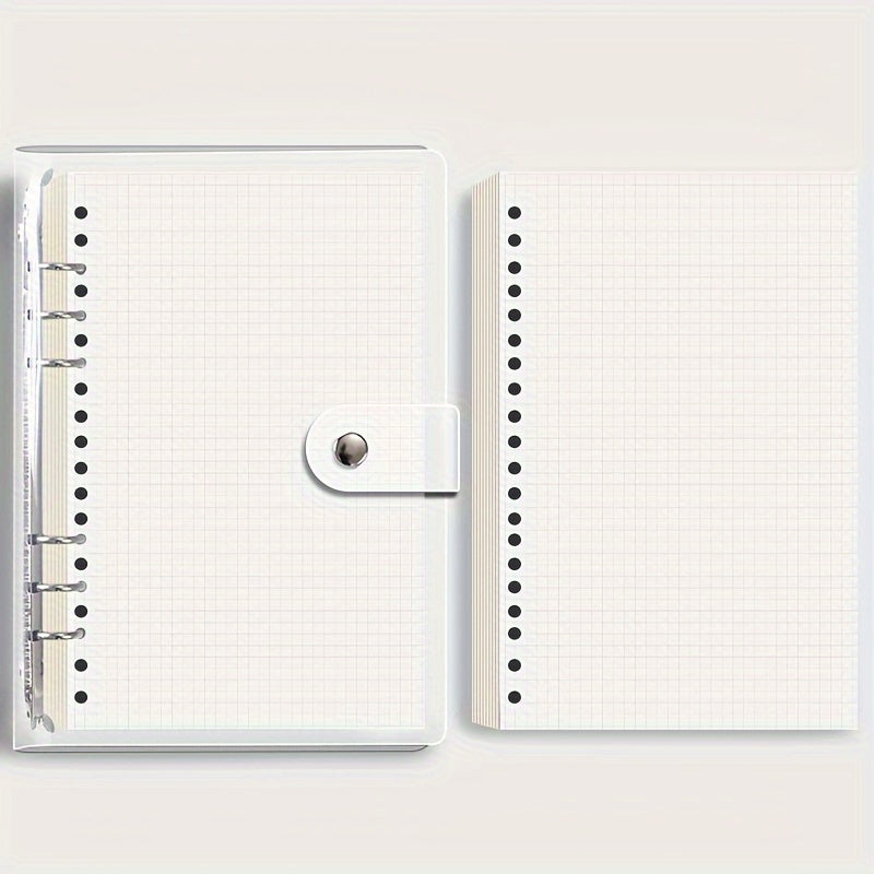 Soft Mesh Binder with 240 A5 Pages - Waterproof & Detachable Spiral Binding