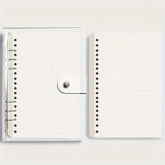 Soft Mesh Binder with 240 A5 Pages - Waterproof & Detachable Spiral Binding