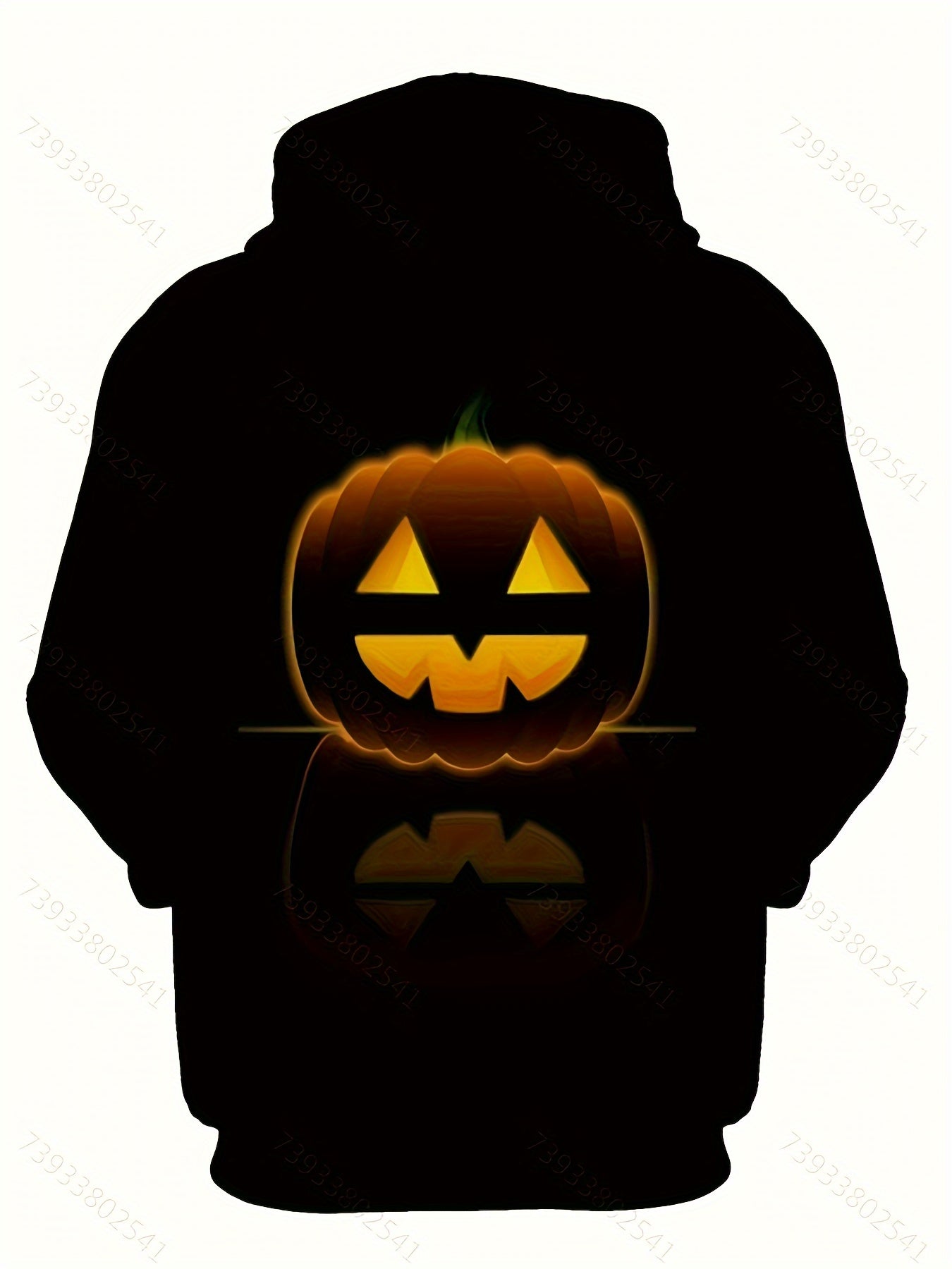 Halloween Pumpkin Pattern Print Hoodies For Men