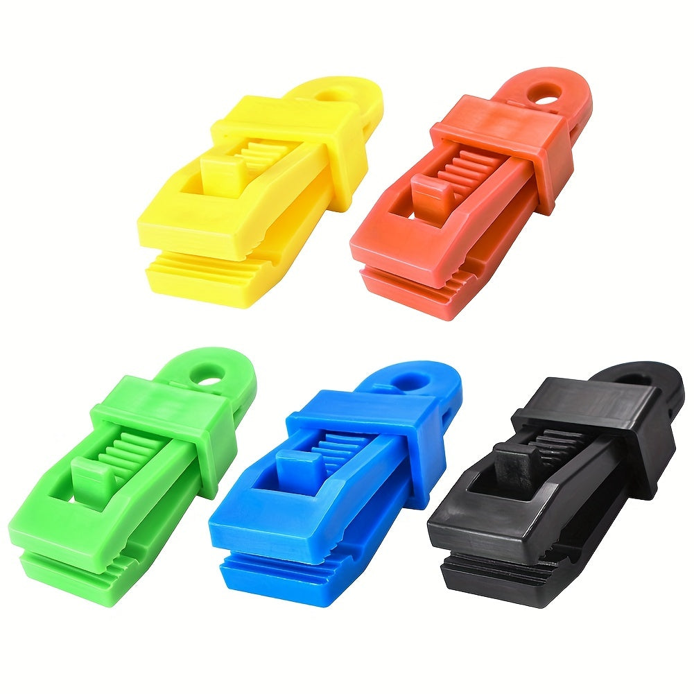3pcs Tarp Clips Tent Clips Portable Binding Buckle Windproof Rope Buckel