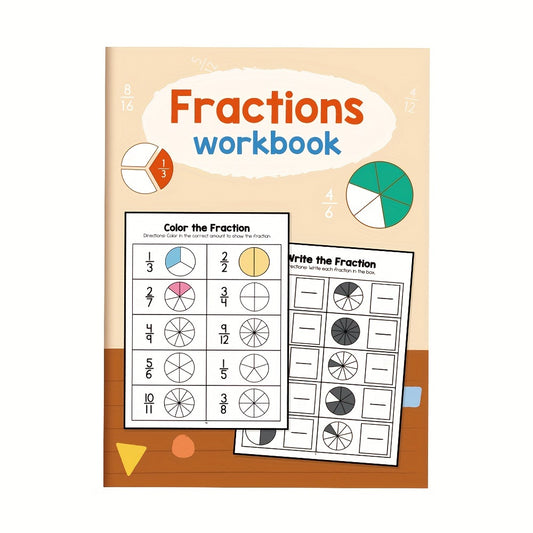 LACHILLY Math Workbooks: Fractions Learning Fun