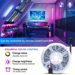 RGB5050 Intelligent LED Strip Lights with Remote Control