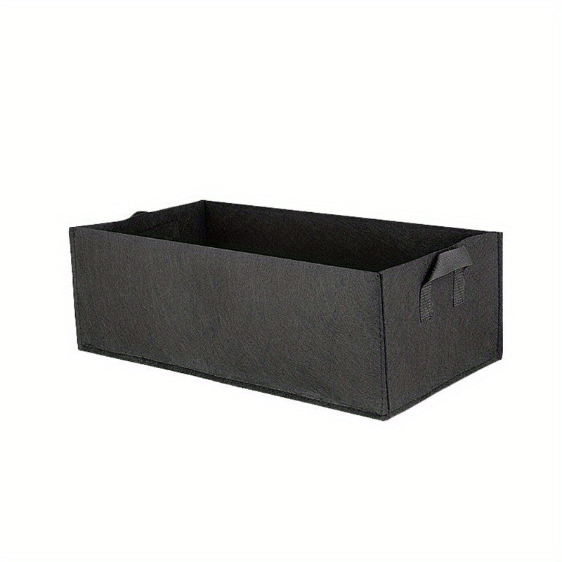 Rectangular Felt Planting Basin Fabric Planting Bag for Outdoor Garden