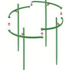 Flower Stand Circle Support Rod for Plant Climbing Pergola