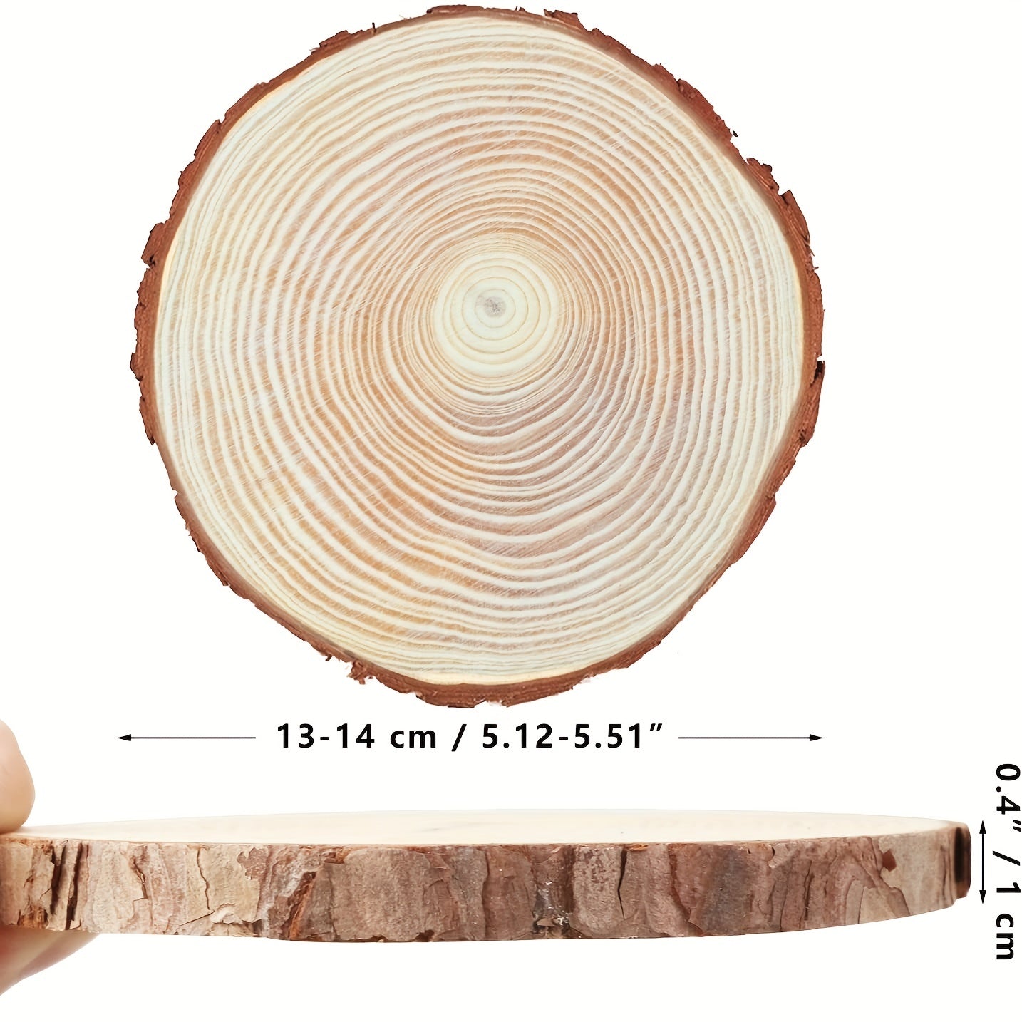 12 95 13 97 Cm Natural Wooden Slices for Halloween Decorations